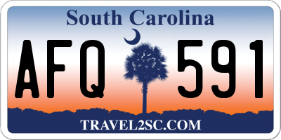 SC license plate AFQ591