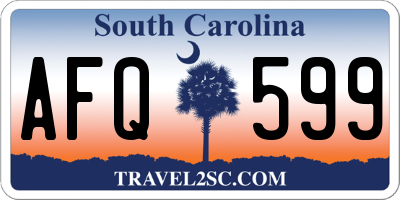 SC license plate AFQ599