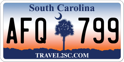 SC license plate AFQ799