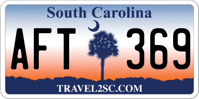 SC license plate AFT369