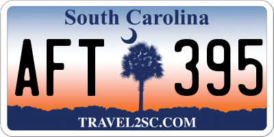 SC license plate AFT395