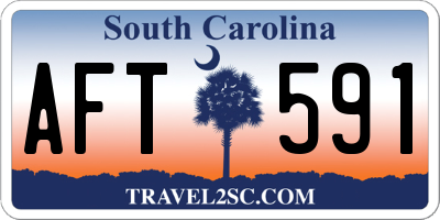 SC license plate AFT591