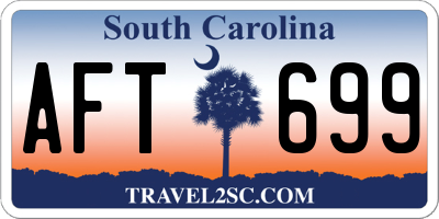 SC license plate AFT699