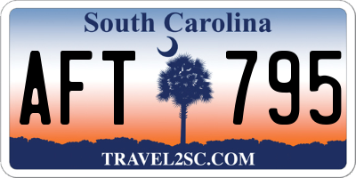 SC license plate AFT795