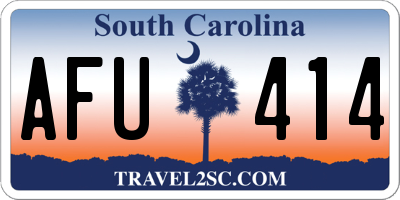 SC license plate AFU414