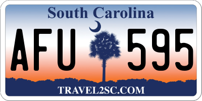 SC license plate AFU595