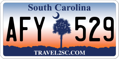 SC license plate AFY529