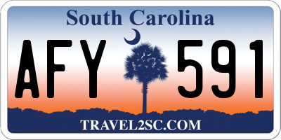 SC license plate AFY591