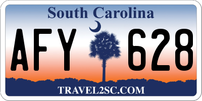 SC license plate AFY628