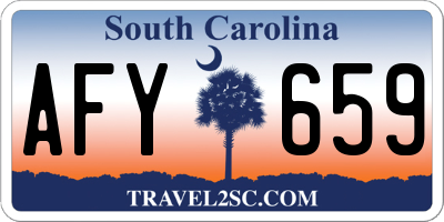 SC license plate AFY659