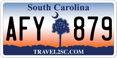 SC license plate AFY879
