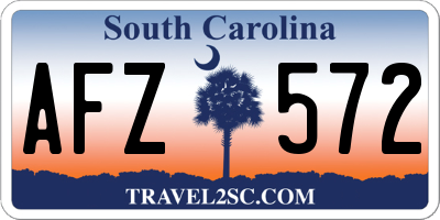 SC license plate AFZ572