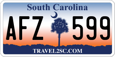 SC license plate AFZ599