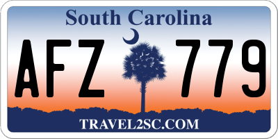 SC license plate AFZ779
