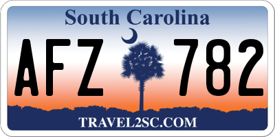 SC license plate AFZ782