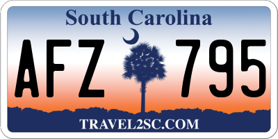 SC license plate AFZ795