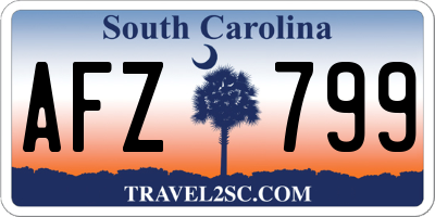 SC license plate AFZ799