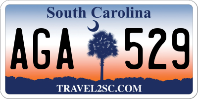 SC license plate AGA529