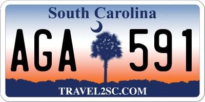 SC license plate AGA591