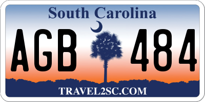 SC license plate AGB484