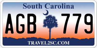SC license plate AGB779