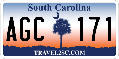 SC license plate AGC171