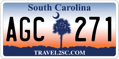 SC license plate AGC271