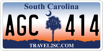 SC license plate AGC414