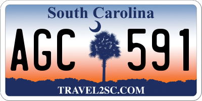 SC license plate AGC591