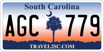SC license plate AGC779