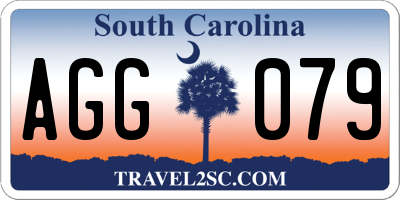SC license plate AGG079