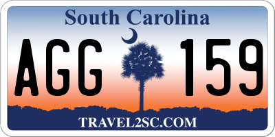 SC license plate AGG159