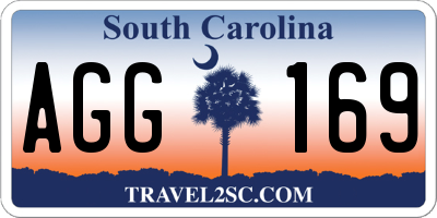 SC license plate AGG169