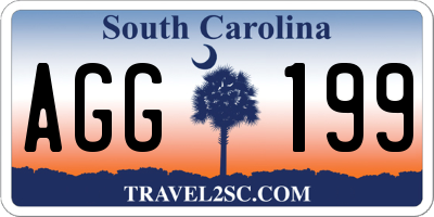 SC license plate AGG199