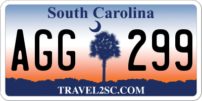 SC license plate AGG299