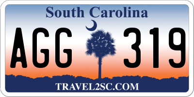 SC license plate AGG319