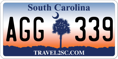 SC license plate AGG339