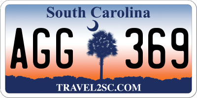 SC license plate AGG369
