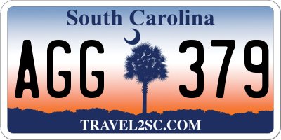 SC license plate AGG379
