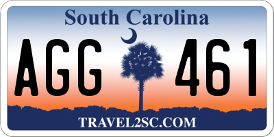 SC license plate AGG461