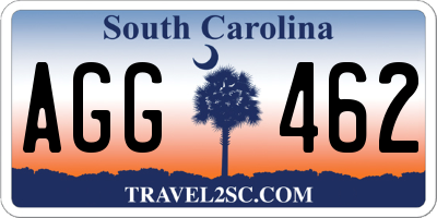SC license plate AGG462