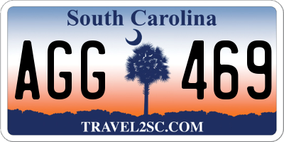 SC license plate AGG469