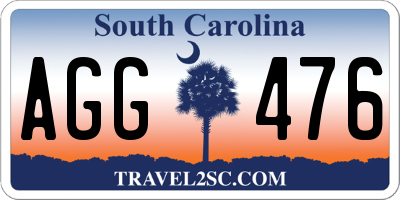 SC license plate AGG476