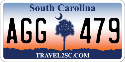 SC license plate AGG479