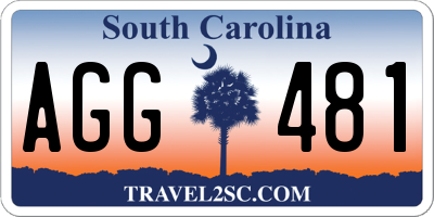 SC license plate AGG481