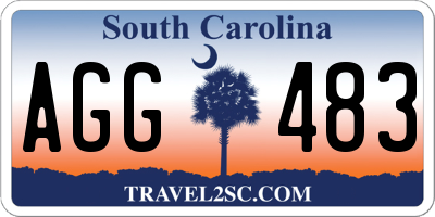 SC license plate AGG483