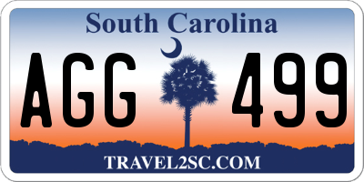SC license plate AGG499