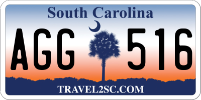 SC license plate AGG516