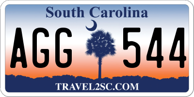 SC license plate AGG544