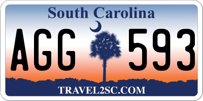 SC license plate AGG593
